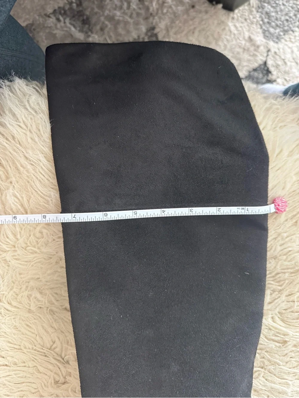 Black Suede Over-the-Knee Boots